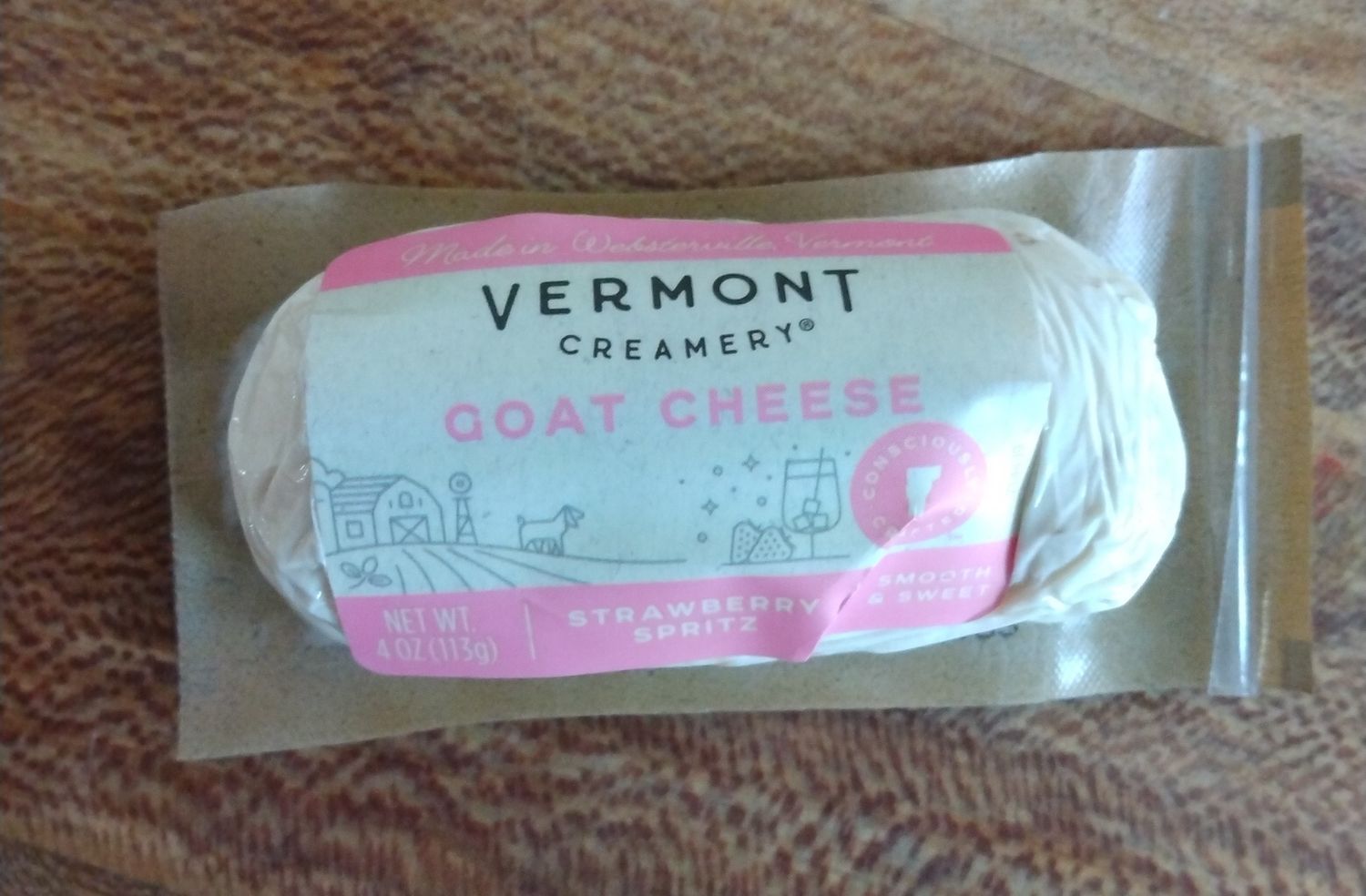 Vermont Creamery Strawberry Spritz Goat Cheese