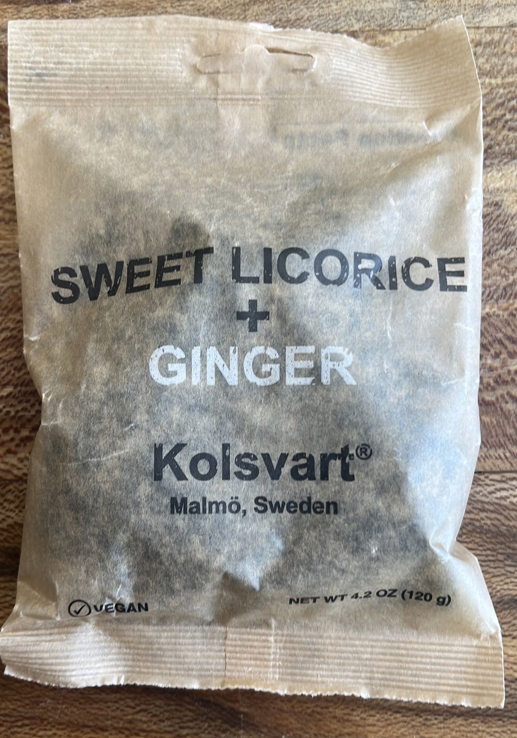 Kolsvart Sweet Licorice + Ginger