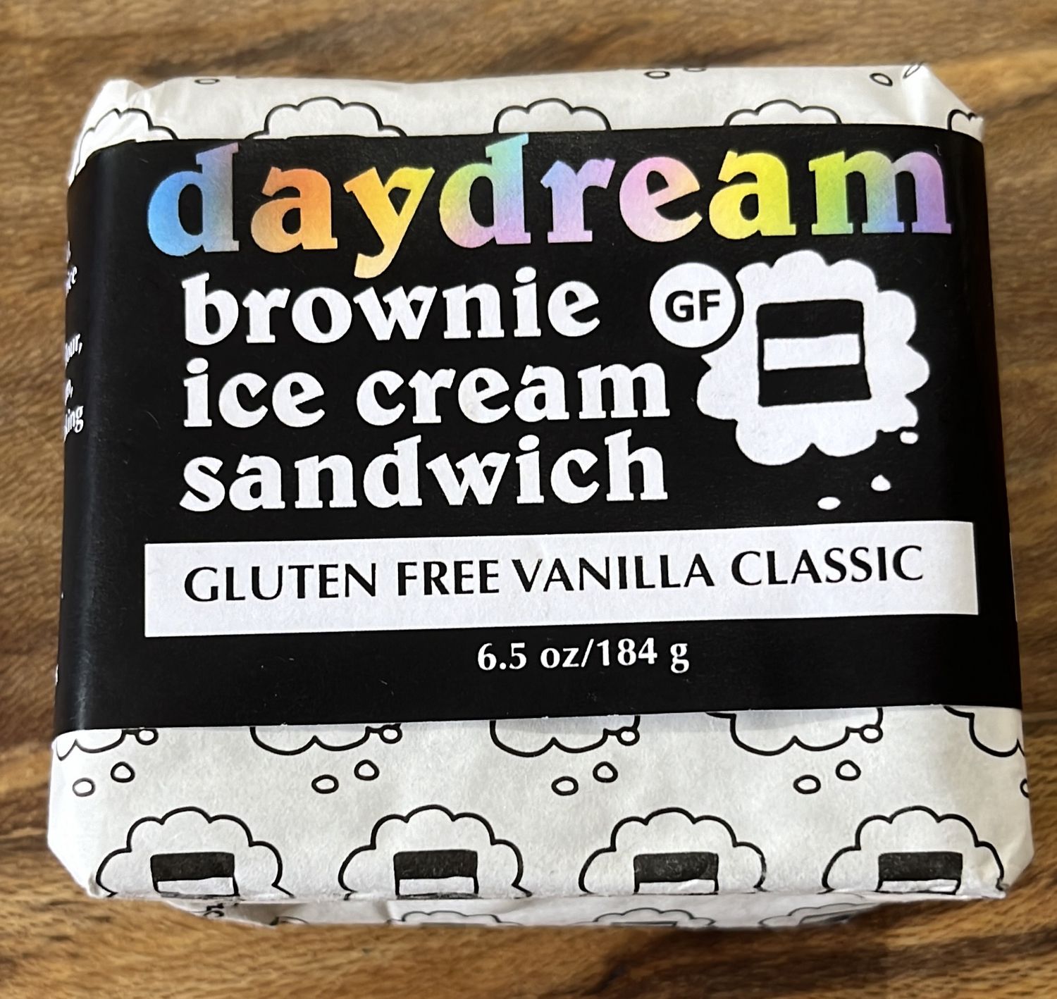 Daydream Brownie Ice Cream Sandwiches Gluten Free Vanilla