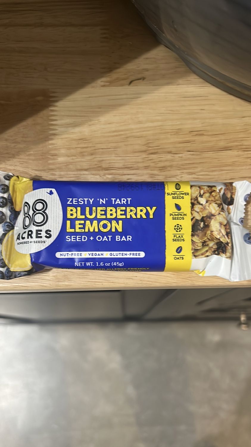 88 Acres Seed + Oat Bars - Blueberry Lemon