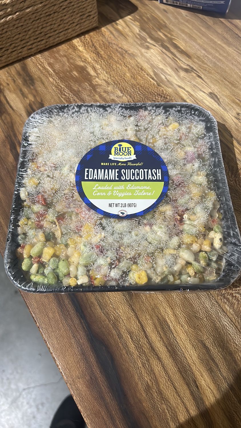 Blue Moon Edamame Succotash