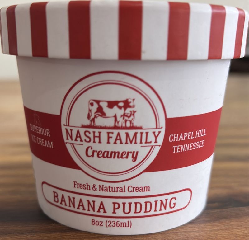 Nash Family Creamery - Banana Pudding Ice Cream