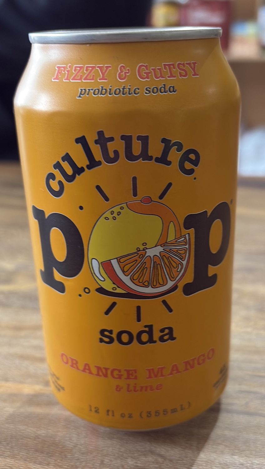 Culture Pop Soda Orange Mango