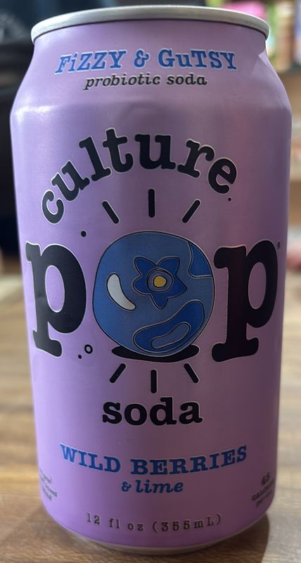 Culture Pop Soda Wild Beries