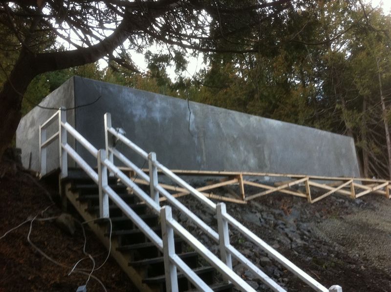 Mur de soutènement - Paul Desmarais