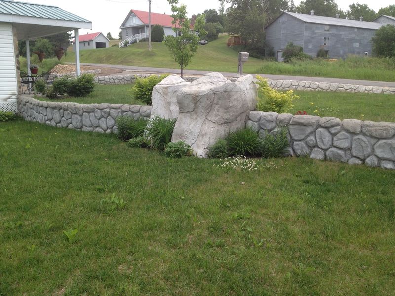 Mur de pierre Jardin - Harold Ferland