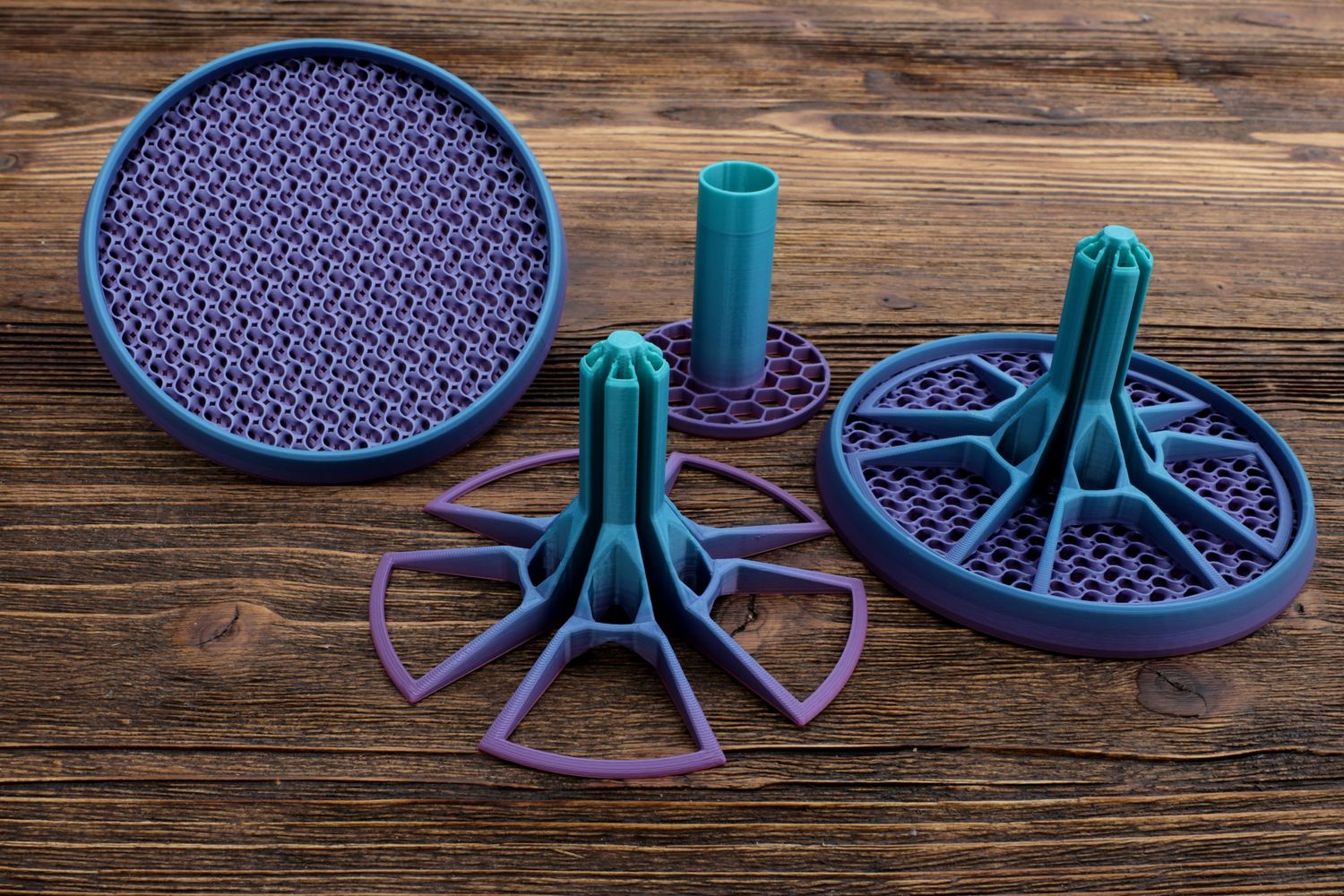 Küchenheld - Multicolor Set Plus VIOLET-BLAU