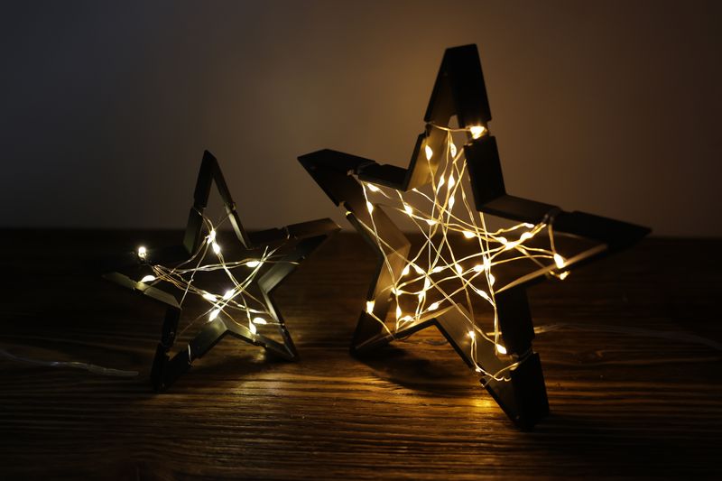 Weihnachtsdeko Stern Kunststoff