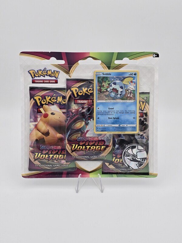 Vivid Voltage 3-Pack Blister Sobble -Pokemon