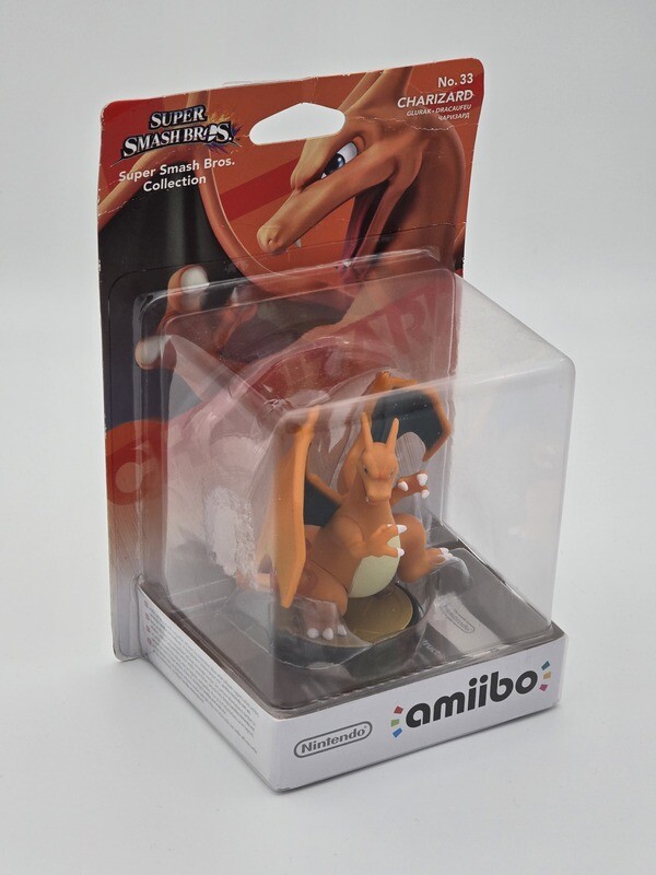 Charizard No. 33 amiibo Figur (Super Smash Bros. Collection) - B-Ware - Pokemon