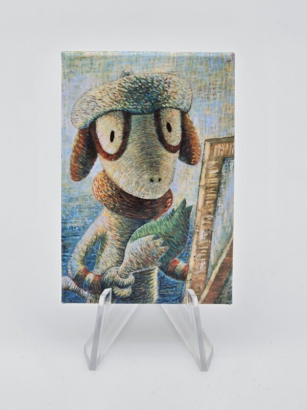 Pokemon x Van Gogh Magnet - Farbeagle als Van Gogh Selbstporträt