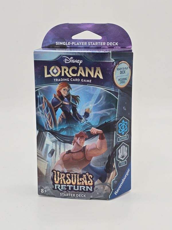 Ursula's Return Sapphire & Steel Starter Deck - Disney Lorcana