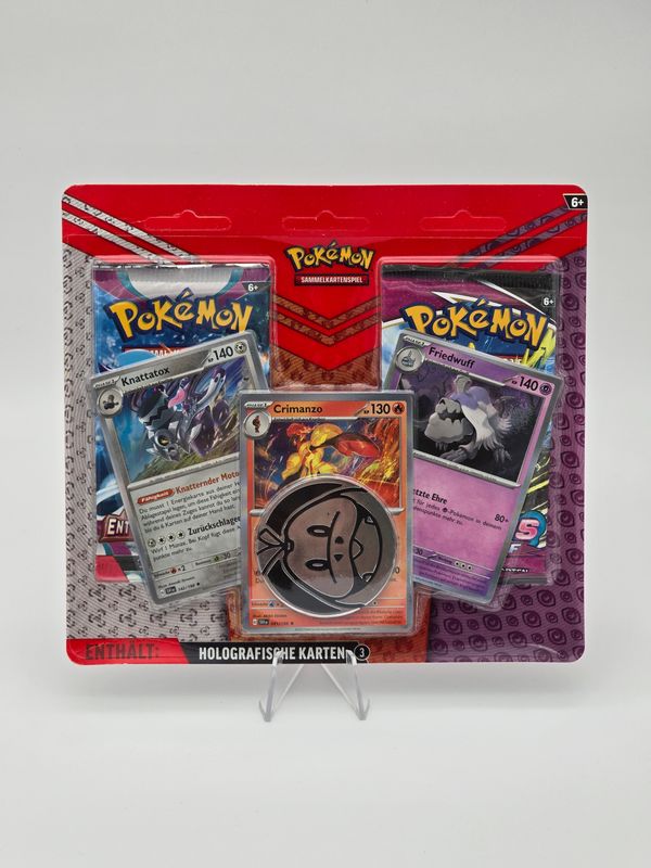 Enhanced 2-Pack Blister Crimanzo, Friedwuff & Knattatox 2023 - Pokemon