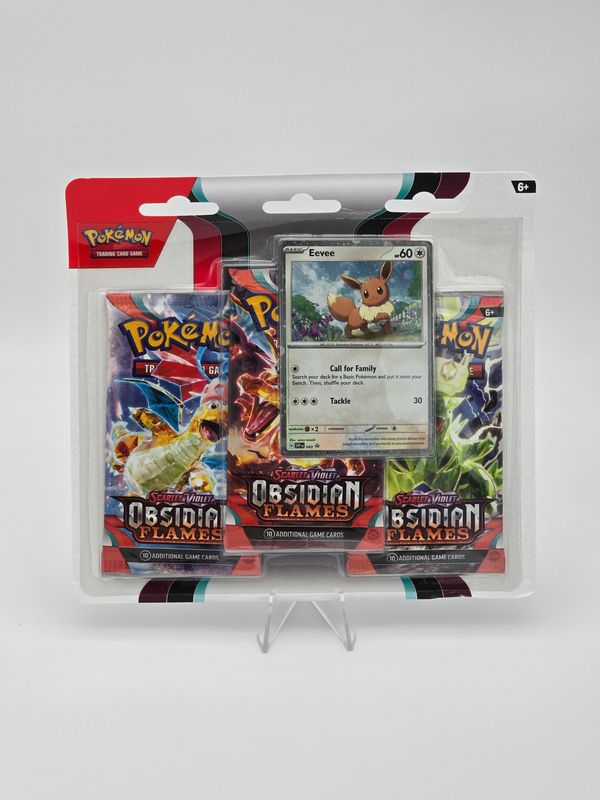 Obsidian Flames SV3 3-Pack Blister Eevee - Pokemon