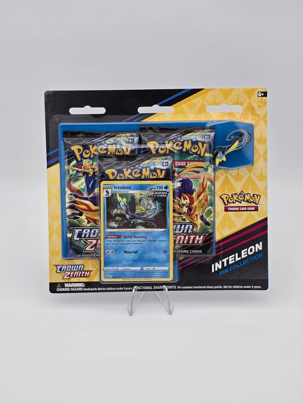 Crown Zenith Pin Collection - Inteleon - Pokemon