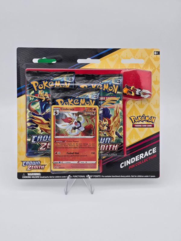 Crown Zenith Pin Collection - Cinderace - Pokemon