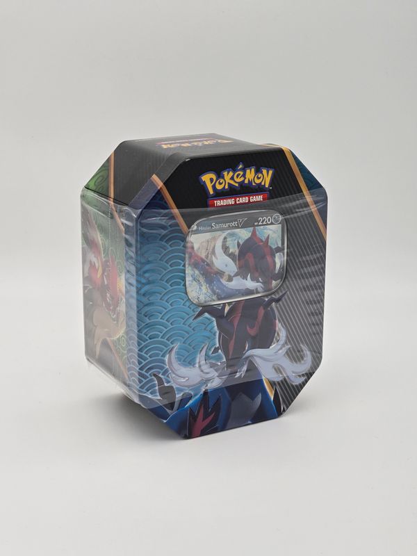 Divergent Powers 2022 Summer Tin Box Hisuian Samurott V - Pokemon