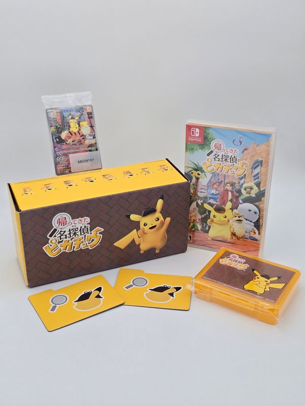 Meisterdetektiv Pikachu kehrt zurück Nintendo Switch inkl. Pikachu Promo (Japan Exklusiv) - Pokemon
