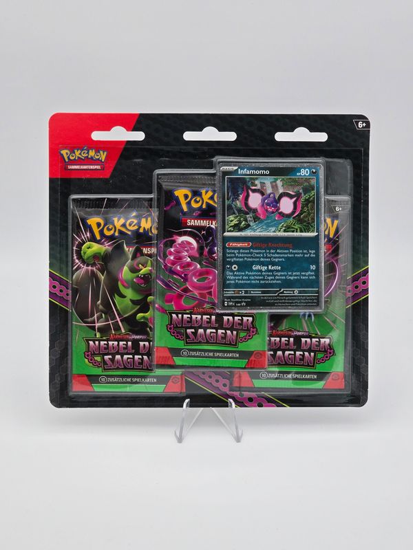 Nebel der Sagen KP6.5 3-Pack Blister Infamomo - Pokemon