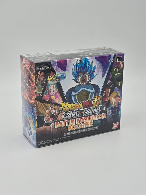 Battle Evolution EB01 Booster Display - Dragon Ball Super Card Game