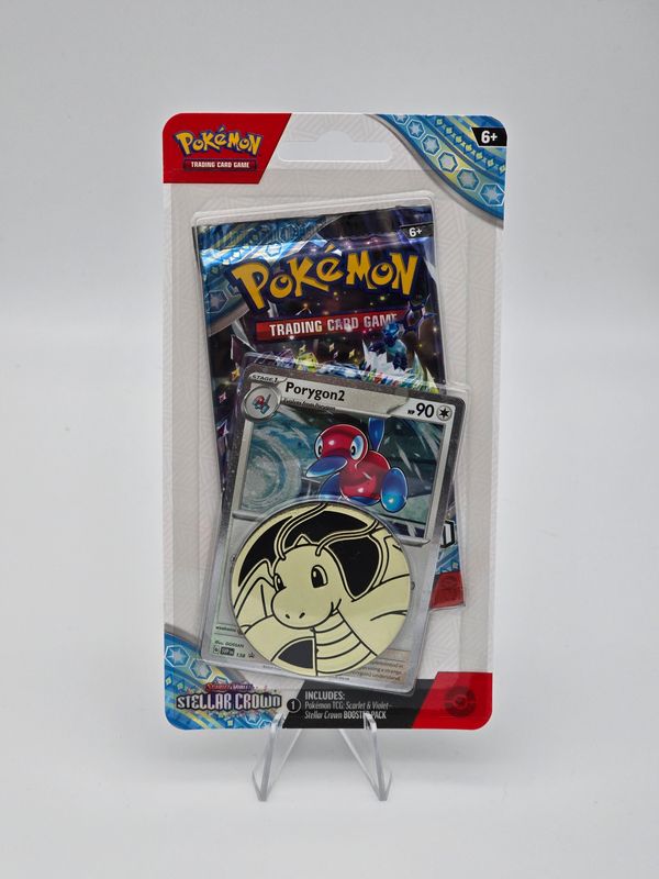 Stellar Crown SV07 Checklane Blister Porygon2 - Pokemon