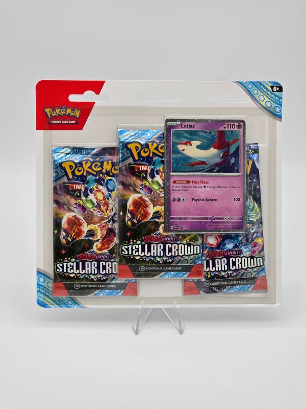Stellar Crown SV07 3er Pack Blister Latias - Pokemon