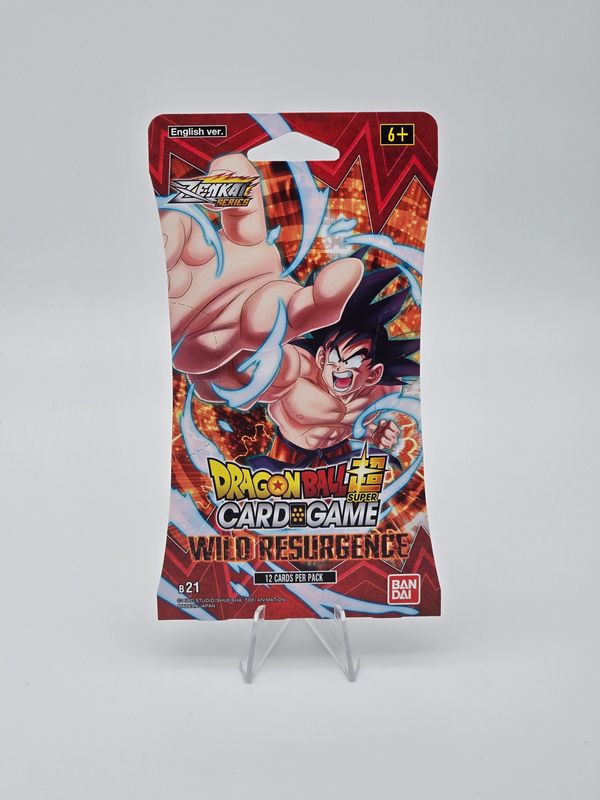 B21 Wild Resurgence Sleeved Booster - Dragon Ball Super Card Game