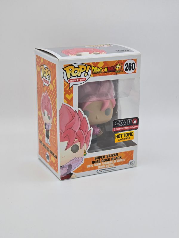 Super Saiyan Rosé Goku Black 260 Vinyl Figur Dragon Ball Z (EMP Pre-Release / Hot Topic Exclusive) 9cm - Funko POP!