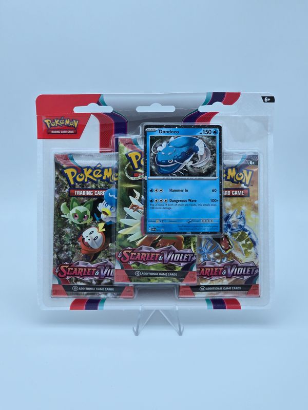 SV1 Scarlet & Violet 3-Pack Blister Dondozo - Pokemon