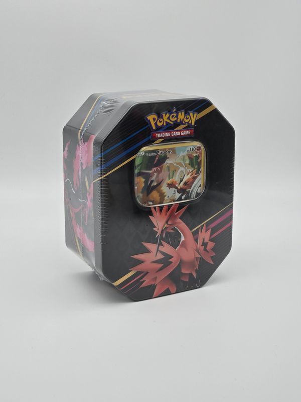 Crown Zenith Tin Box Galarian Zapdos - Pokemon