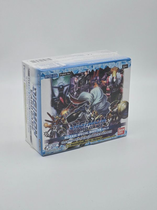 Release Special Booster Ver. 1.0 BT01-03 Booster Display - Digimon Card Game