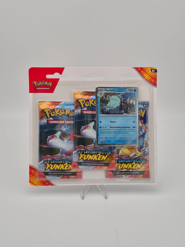 KP08 Stürmische Funken 3-Pack Blister Morlord - Pokemon