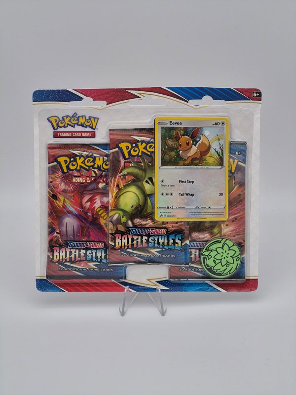 Battle Styles 3-Pack Blister Eevee - Pokemon