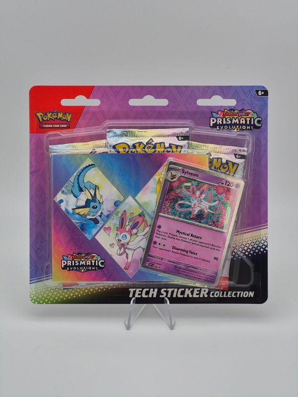 SV8.5 Prismatic Evolution Tech Sticker Collection - Sylveon - Pokemon