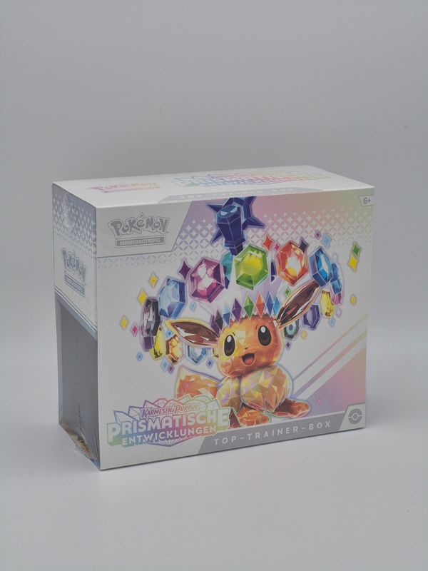 KP8.5 Prismatische Entwicklungen Top Trainer Box - Pokemon