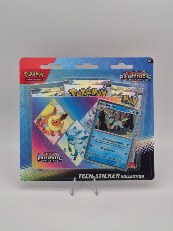 KP8.5 Prismatische Entwicklungen Tech Sticker Kollektion - Glaziola - Pokemon