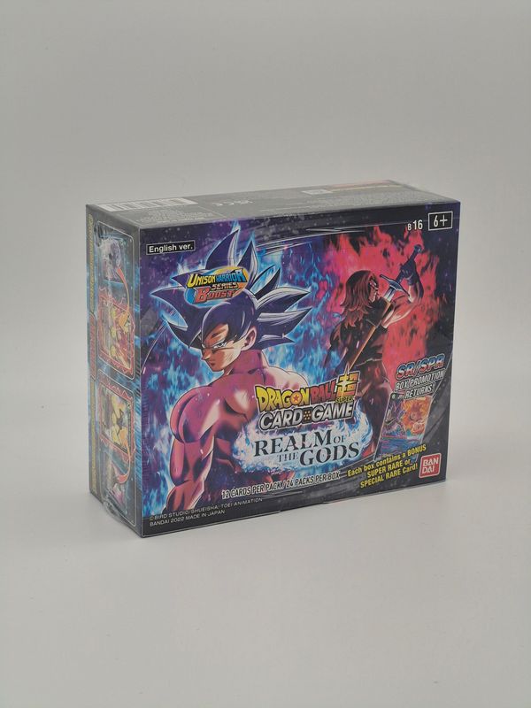 Realm of the Gods B16 Booster Display - Dragon Ball Super Card Game