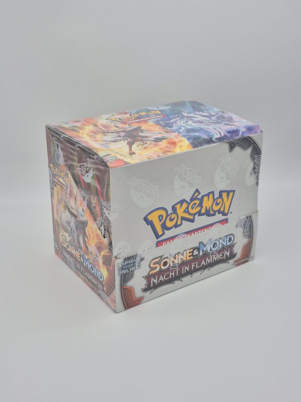Nacht in Flammen Frostklar & Felsenfest Themendeck Display - Pokemon