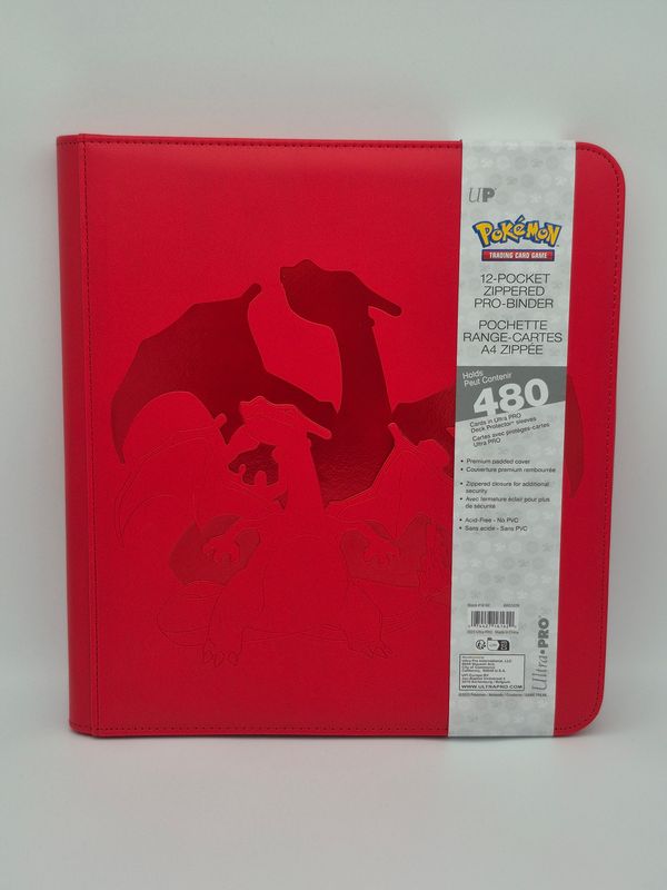 Ultra Pro Charizard 12-Pocket PRO Zippered Binder  - Pokemon