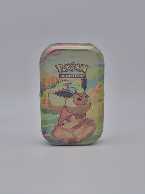 KP8.5 Prismatische Entwicklungen Mini Tin Box - Flamara - Pokemon
