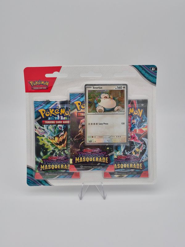 SV06 Twilight Masquerade 3-Pack Blister Snorlax - Pokemon