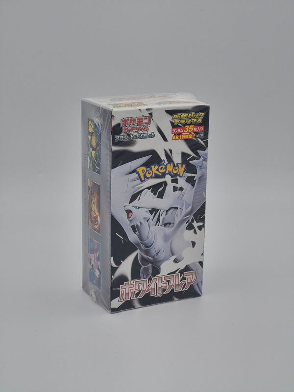 White Flare SV11W DELUXE Display - Pokemon