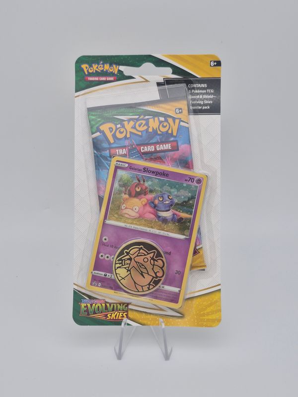 Evolving Skies Checklane Blister Galarian Slowpoke - Pokemon