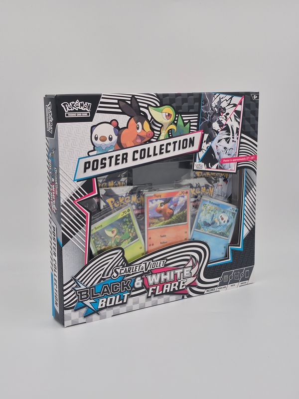 SV10.5 Black Bolt & White Flare Poster Collection - Pokemon