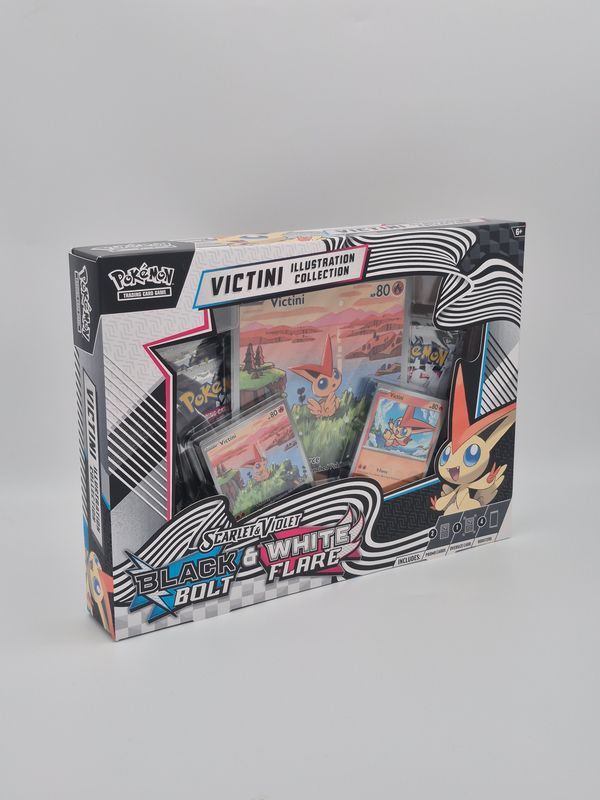 SV10.5 Black Bolt & White Flare Unova Victini Illustration Collection - Pokemon