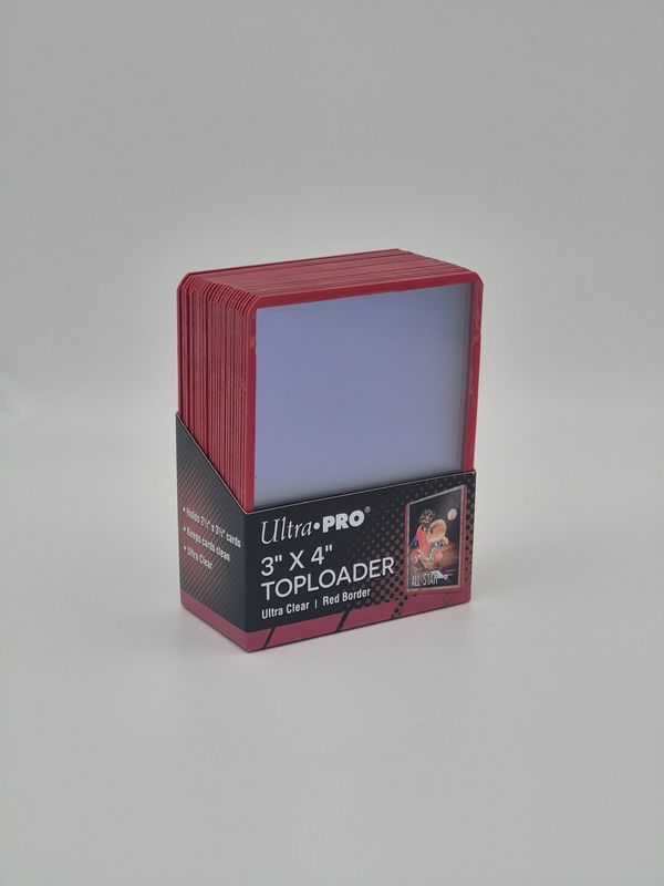 Ultra Pro - Toploader Red Border (25er Pack)