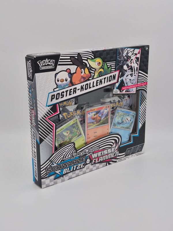 KP10.5 Schwarze Blitze & Weiße Flammen Poster Kollektion - Pokemon