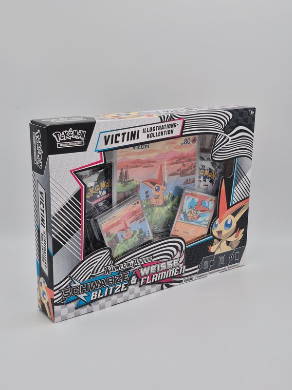 KP10.5 Weisse Flammen & Schwarze Blitze Victini Illustrations-Kollektion - Pokemon