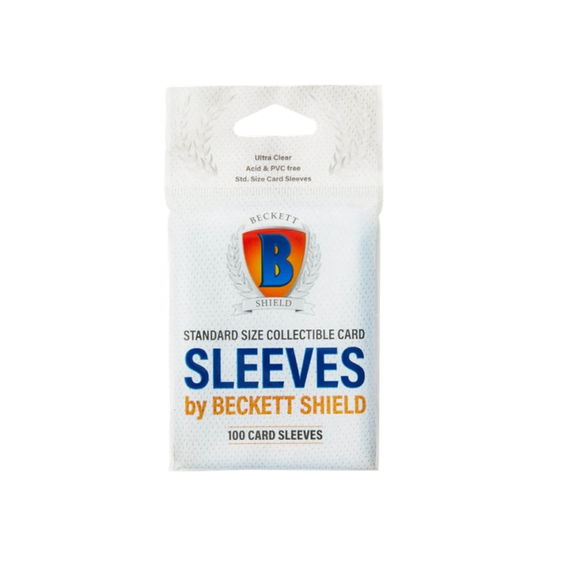 Beckett Shield - Standard Card Sleeves - Ultra Clear (100er Pack)