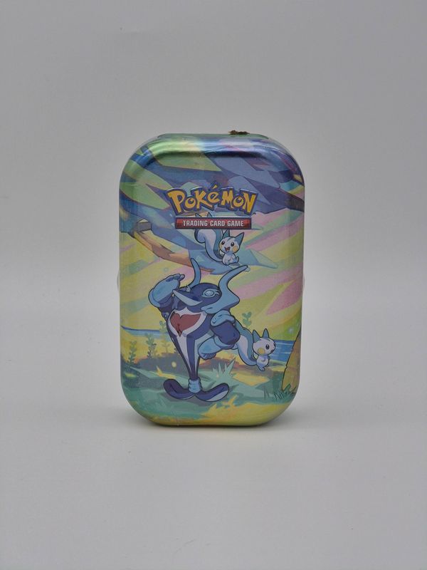 Farbenfrohes Paldea Mini Tin - Delfinator & Pachirisu - Pokemon